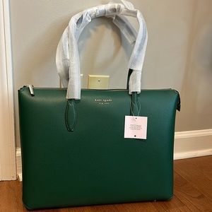 KATE SPADE All Day Large Zip-top Tote NWT Arugula